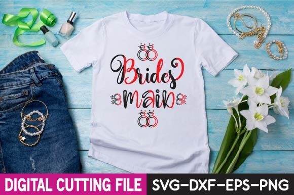 Bridesmaid SVG Graphics for T-Shirt Designs