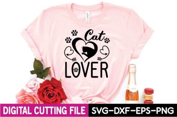 Cat Lover Svg Graphics for T-Shirt Designs