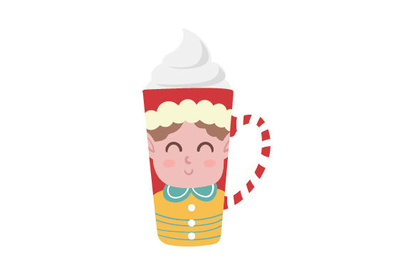 Elf Hot Chocolate Mug: Christmas Crafts Branding