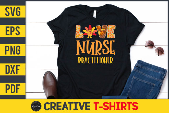 Love Nurse Practitioner Graphics & Print Templates