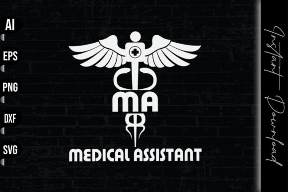 MA Medical Assistant Graphics & Print Templates Review