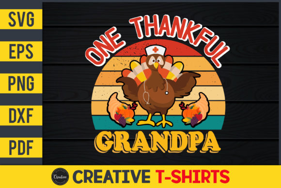 One Thankful Grandpa Graphics & Print Templates Review