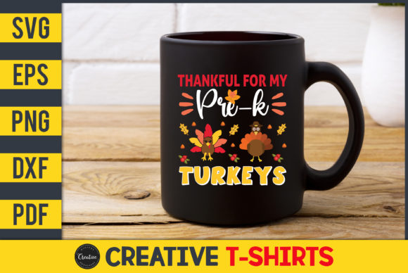 Thankful for My Pre-k Turkeys: Graphics & Print Templates