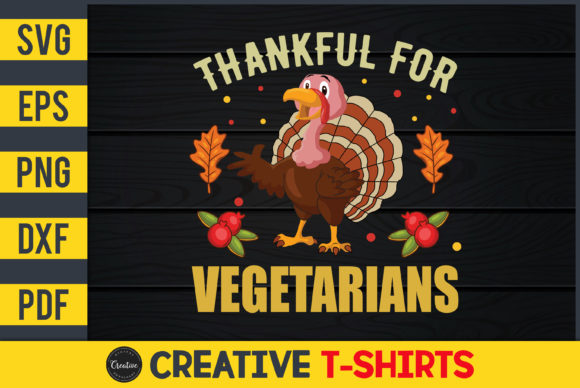 Thankful for Vegetarians: Graphics & Print Templates
