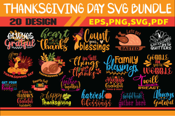 Thanksgiving Bundle: Graphics & Illustrations Review